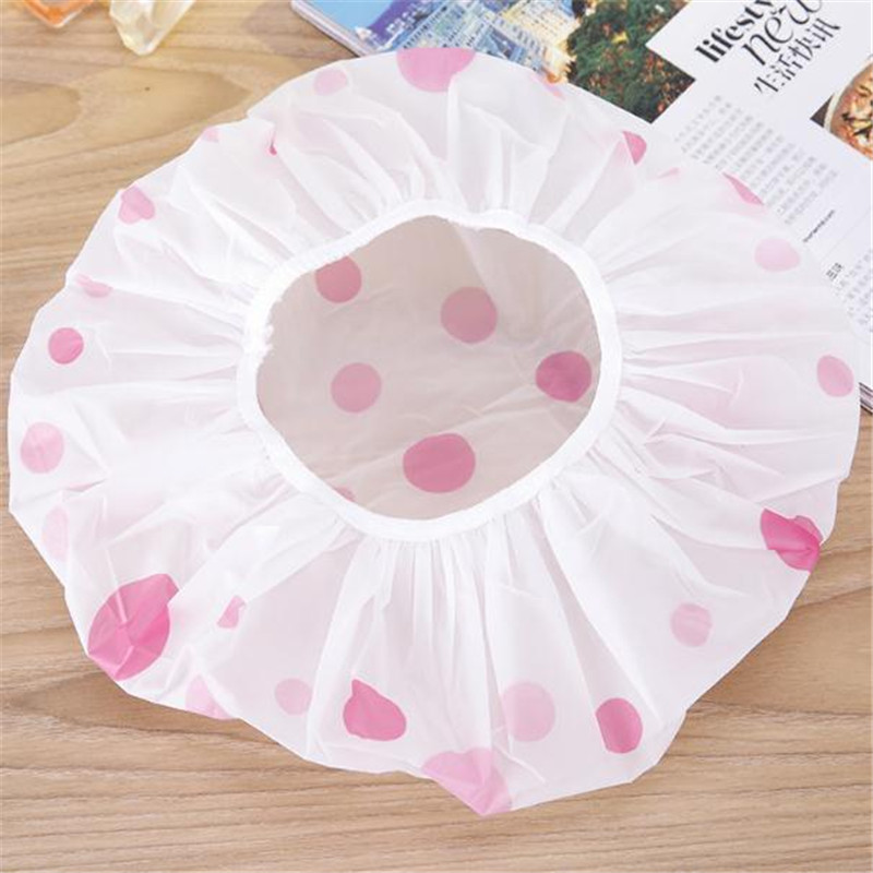 Ladies Bathroom bathing waterproof shower cap wholesale