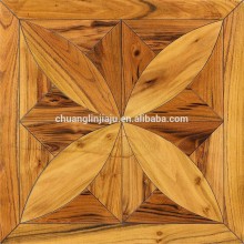 Teak Plain Color Artistic Wood Parquet Flooring