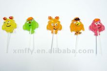 bear shape /animal shape jelly lollipop candy