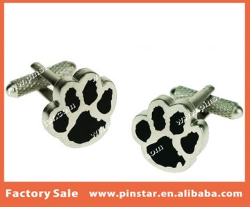 High Quality Customized Paw Shaped Metal Cufflink