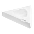 Eco-Friendly White Pizza Slice Container with Viewing Window