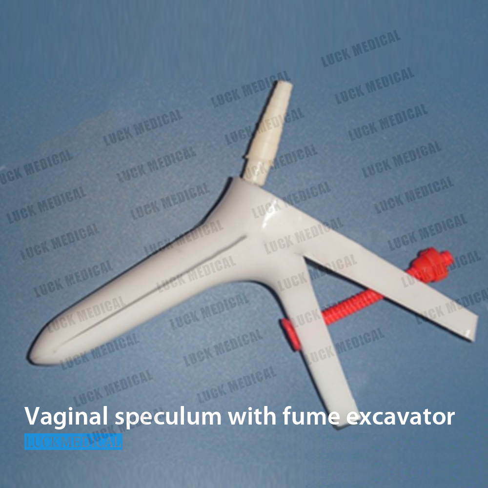 Vaginal -Spekulum mit Rauchbagger