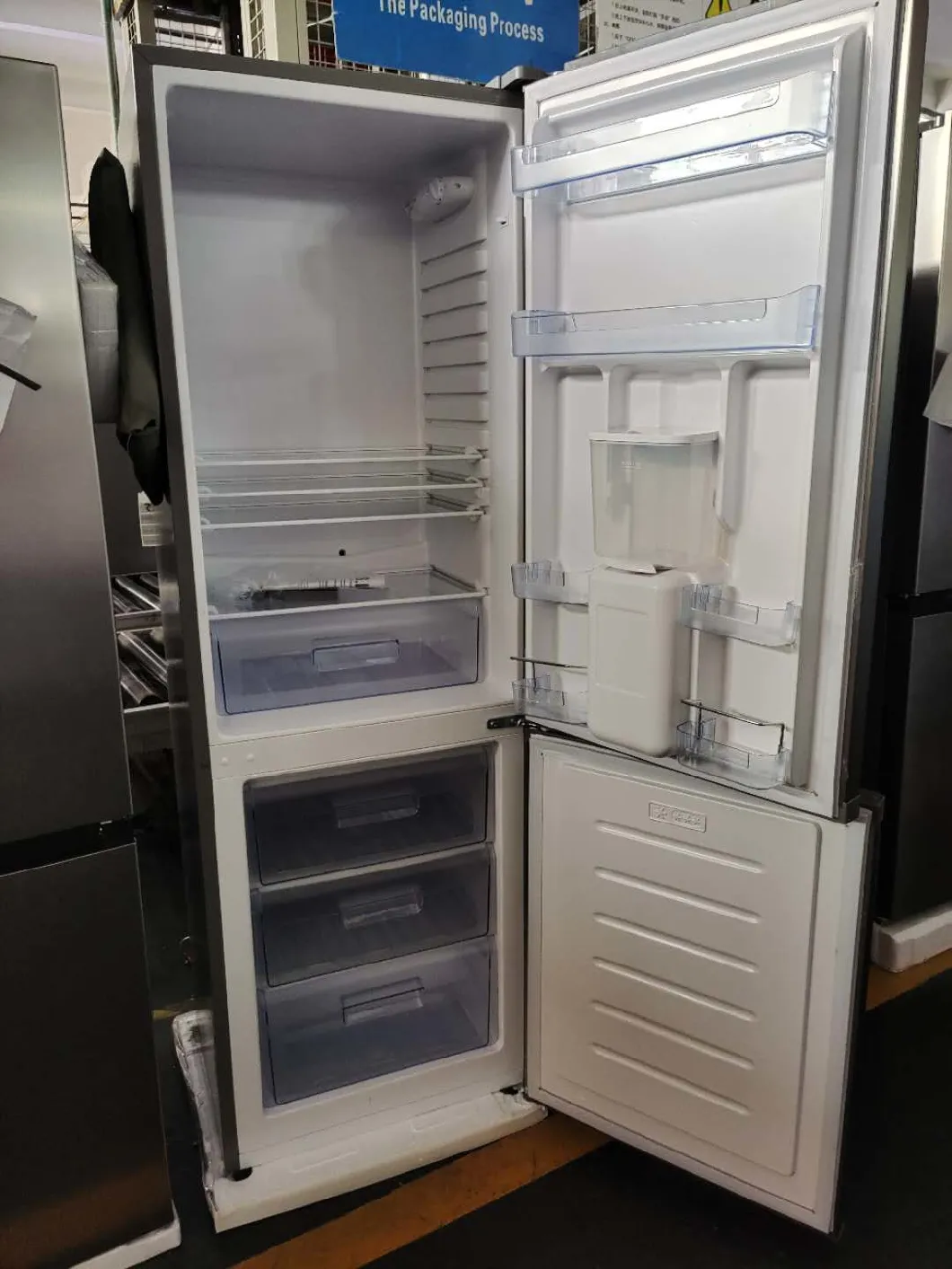 Household Freezer and Refrigerator with Ice Maker and Water