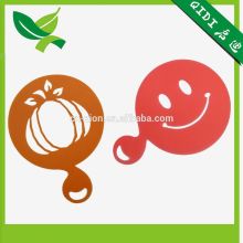 Sliver Metal coffee stencils chrismas Holiday decor