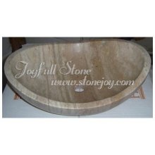 Stone Travertine Sinks for Bathroom