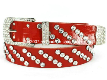 Beaded Studded Rhinestone Fancy Belt