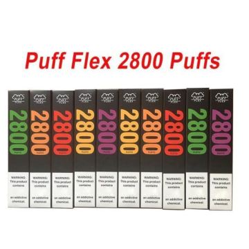2800Puffs Puff Flex Одноразовая ручка Vape Device Vaporizer