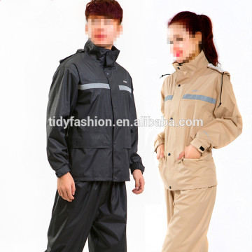 Foldable PVC/ Polyester Motorcycle Rain Coats