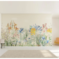 Tuiles murales en verre mosaïque florales personnalisées
