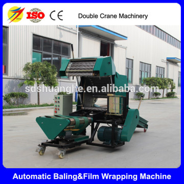 Corn straw silage making machine, silage plastic film wrap machine