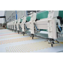 Multi head cording coiling taping flat computerized embroidery machine for sale with factory price