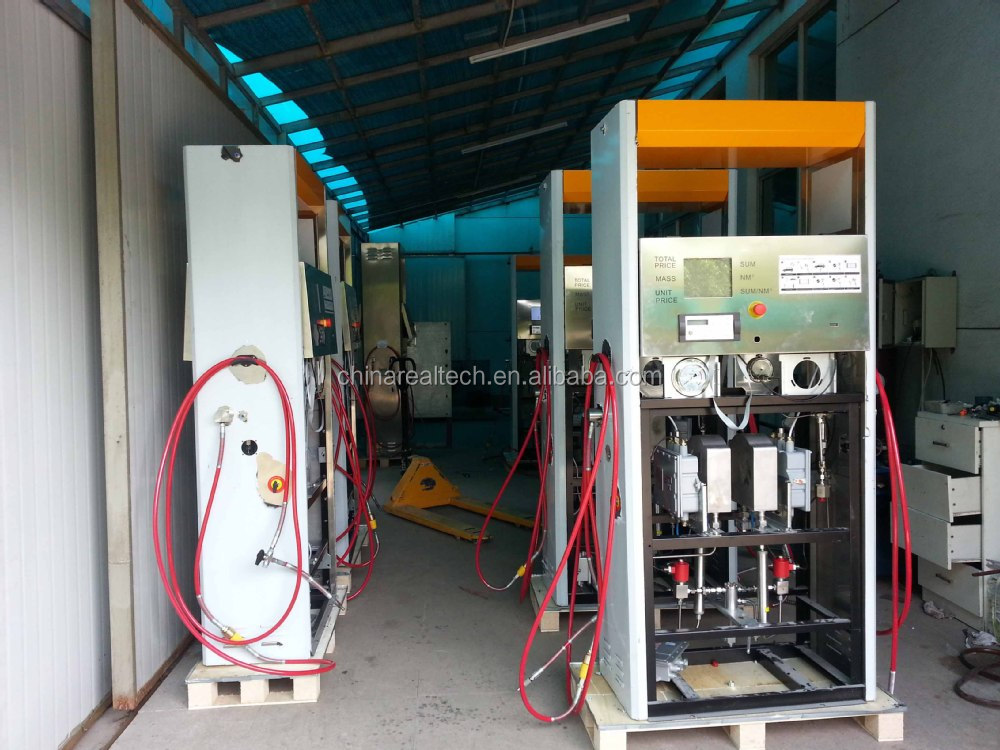 Single nozzle with Micromotion mass flowmeter DISPENESR FOR lng cng filling skid station