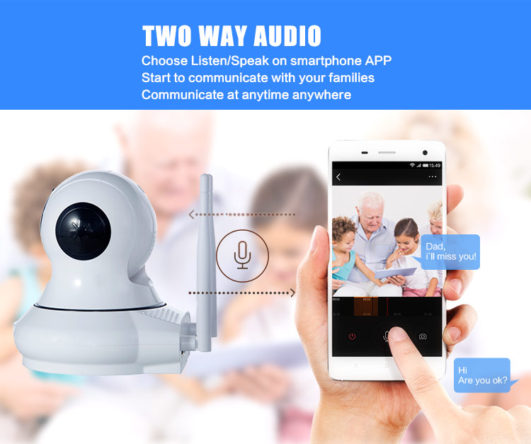 Two Way Audio IP Camera