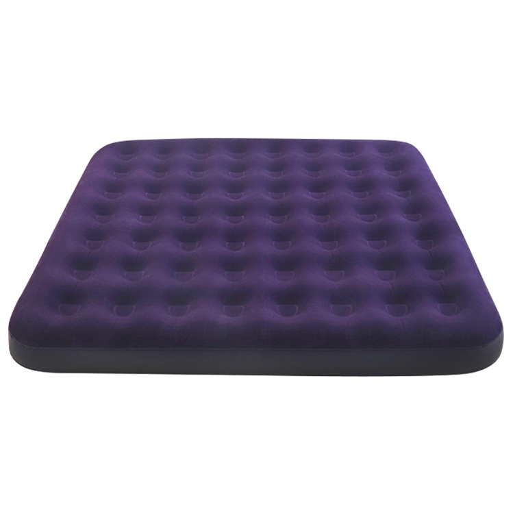 P D Flocking Queen Size Air Bed Pvc Inflatable Air Mattress 5