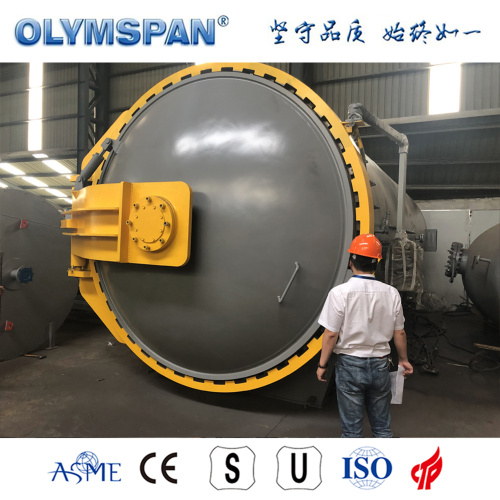 ASME standard fiber glass part bonding autoclave