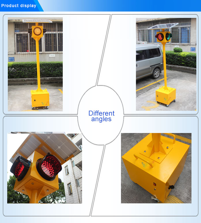 feu de signalisation solaire portable _06 portable solar traffic light _06