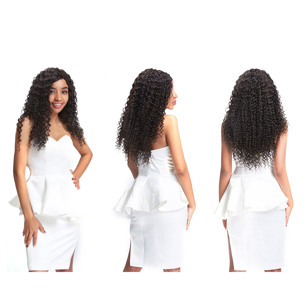 150% density brazilian water wave 4x4 human hair closure with baby hair