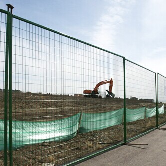 Canada style temporary fence / North America temporary fence stands concrete