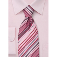 100% Silk Striped Necktie For Men Mixed Design