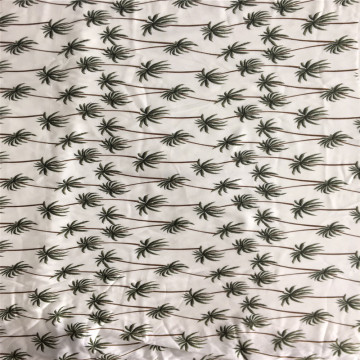 Rayon Coconut Palm Print Fabric