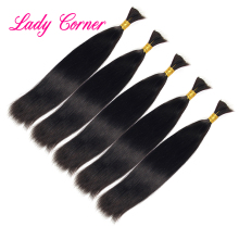 Can be dyed unprocessed Brazilian human hair braid bulk