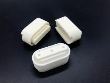 Machining of alumina ceramic components for electronics