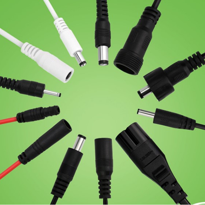 Custom 5V 12V Male to Female Male 55215525 DC Barrel Power Extension Cable