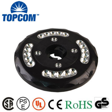 Black Rechargeable Umbrella Pole Light 28 LED Umbrella Light