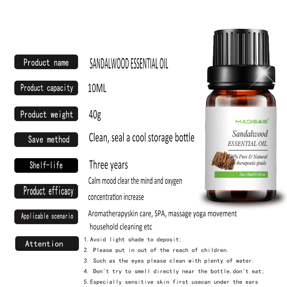 Sandalwood Essential Oil Water-Soluble Oil For Candle Soaps