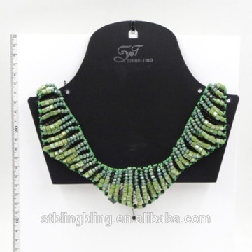 Crystal beaded necklace designs for woman