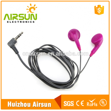 Airplane Headphone Earphone With 3.5mm to 3.5mm Audio Adapter