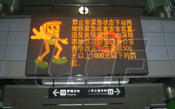 P7.62 Illuminated Traffic Signs Led Screen Video Wall