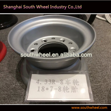 4.33-8 wheel rim/Divided wheel rim for tyre 18x7-8