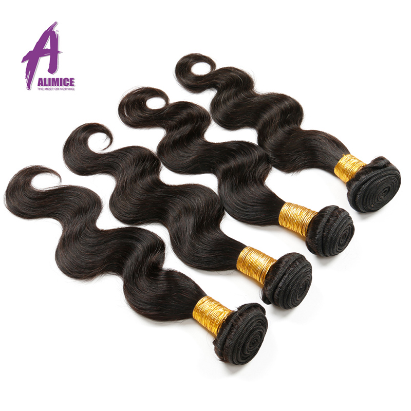 Whole Sale Price 10 To 36 Inches Remy Brazilian Hair Weave 1B Color