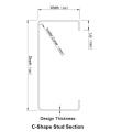 Nonstructural C-Shape Cold-formed Steel Framing