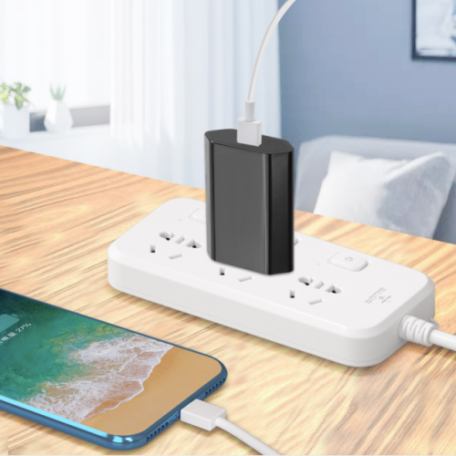 black Plug charger 1-Port usb wall fast charger