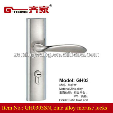 household entrance door locks zinc alloy locks