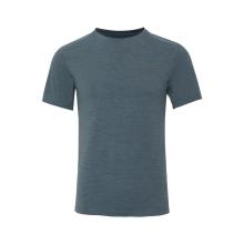 Camisa de hombres de manga corta gris oscuro