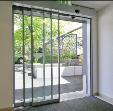 Automatic gate telescopic sliding door mechanisms