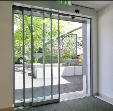 Electric dsd sliding glass telescopic automatic door system