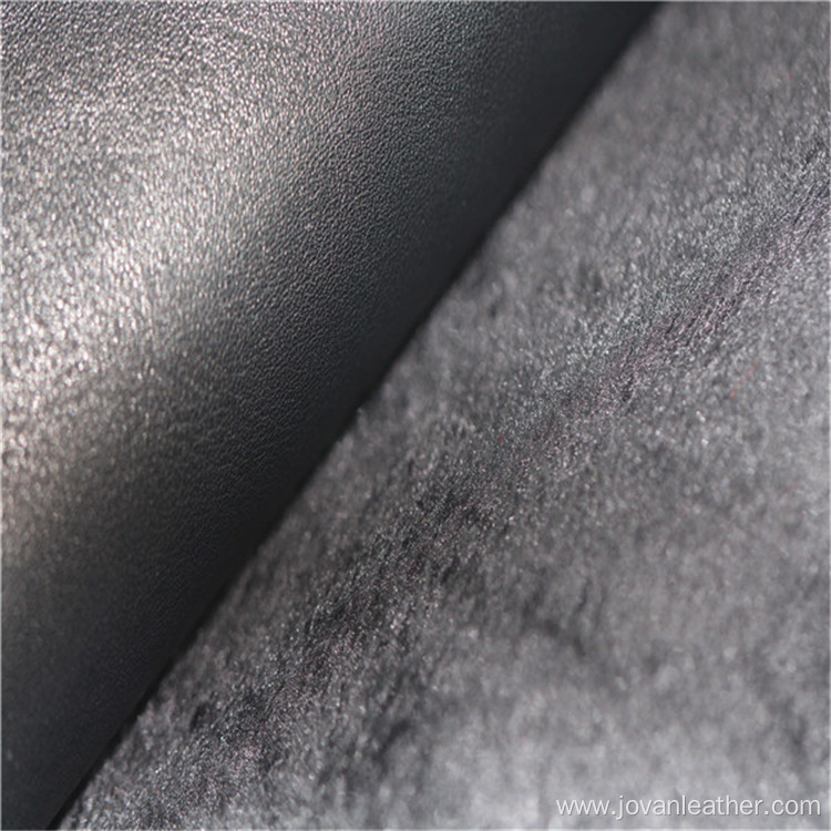 Embossing PVC artificial shoe leather material