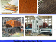 2800t press machine for laminate wood floor making/ parquet floor laminated hot press