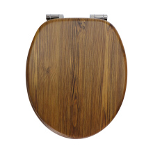 Fanmitrk Toilet Seat Ancient Pine Wooden MDF 3404