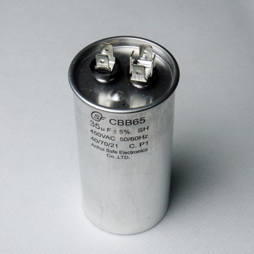 AC dual capacitor