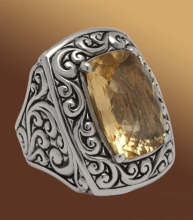 2012 Craft inlay rhinestone exquisite design 925 sterling silver ring