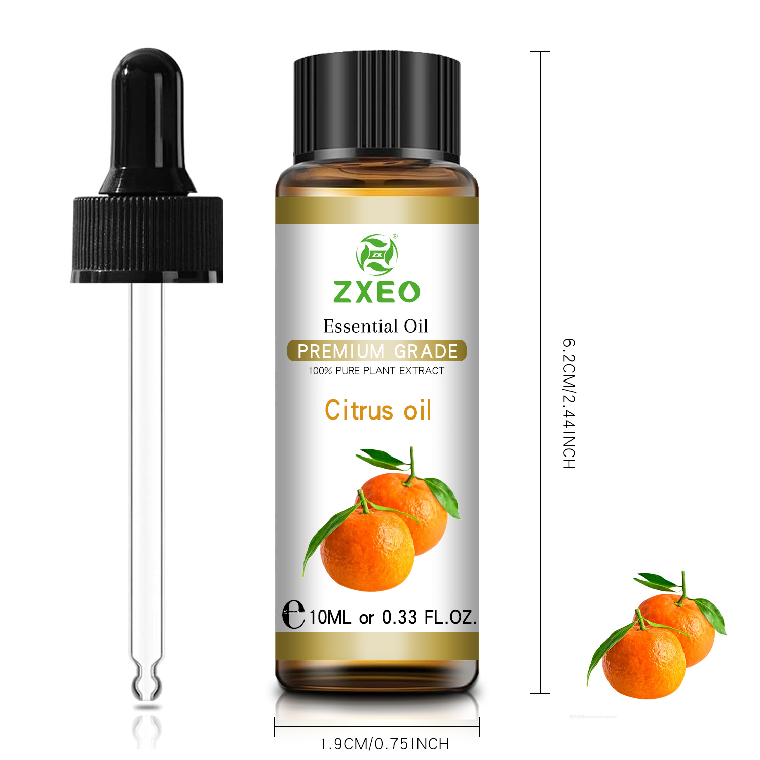 100 % Minyak Bersibut Kulit Jeruk Pure Minyak Esensial untuk Perawatan Tubuh | Citrus Breeze Sood Oil | Sampo dan udara esensi jeruk