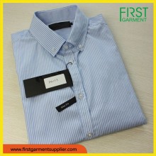 100% cotton fashion classic men stripe shirt