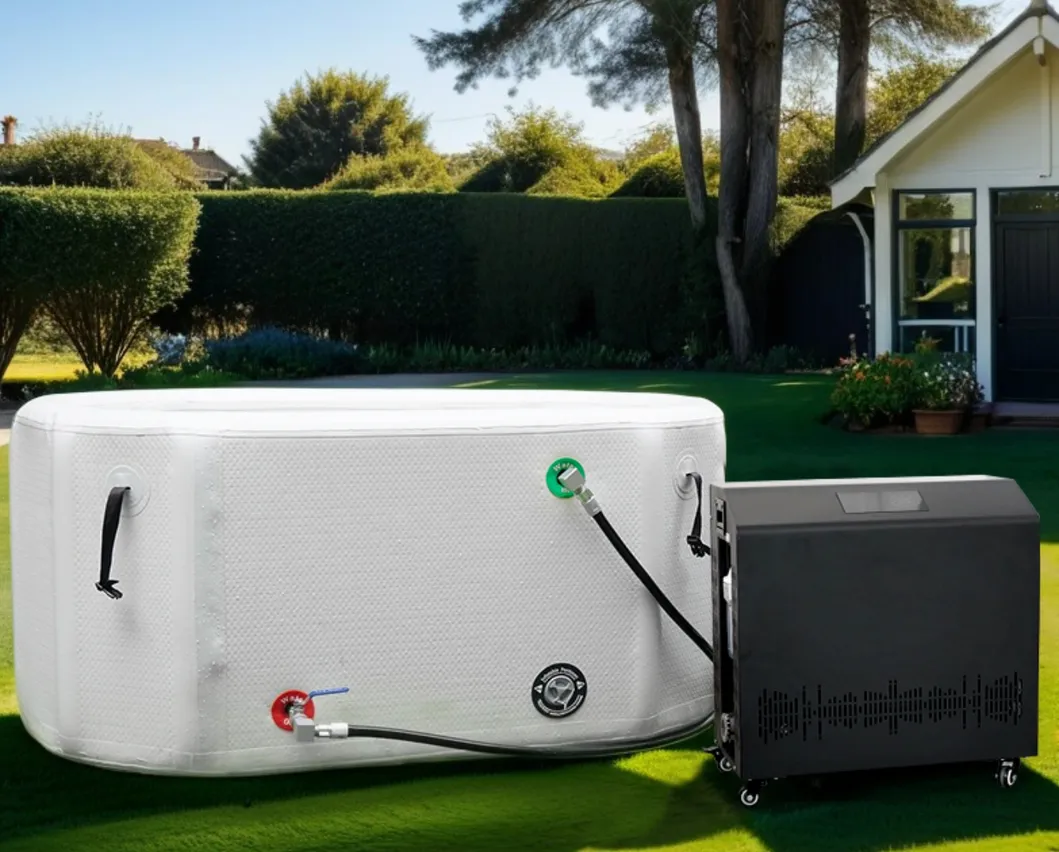 2 HP Outdoor Indoor Cold Athlete Fitness Cold Water Plunge Tub Cold Plunge Therapy Ice Bath Water Chiller for Sport Recovery