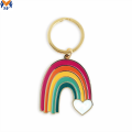 Partihandel Metal Custom Heart Emamel KeyChain