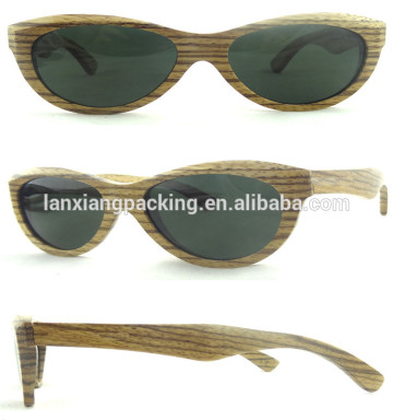 High Quality Bamboo and Wooden Sunglasses with Blinds in China